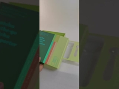 Boîte d'emballage cosmétique de conception personnalisée avec matériau plastique et accessoire à ruban