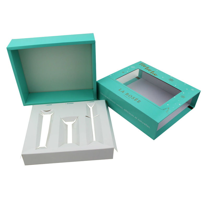 Boîte cadeau d'emballage de sérum personnalisé pour crème, boîte d'emballage coulissante avec insert en carton