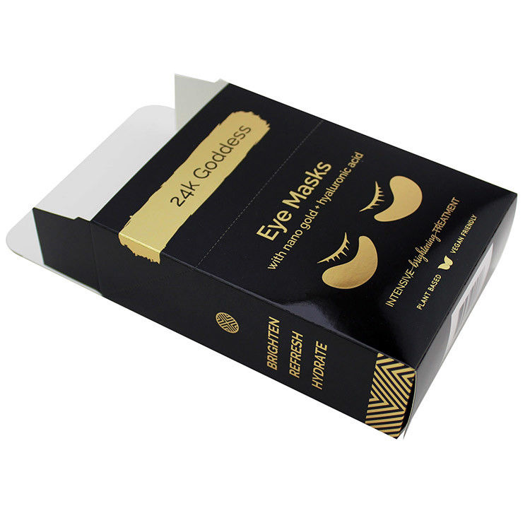 Boîte de maquillage écologique noir pour les produits de soins personnels