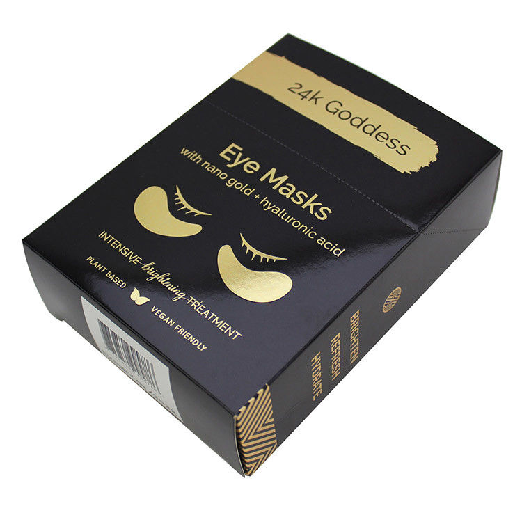 Boîte de maquillage écologique noir pour les produits de soins personnels