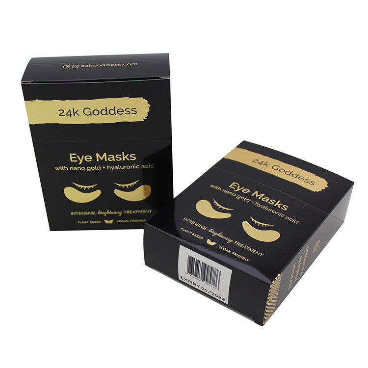 Boîte de maquillage écologique noir pour les produits de soins personnels