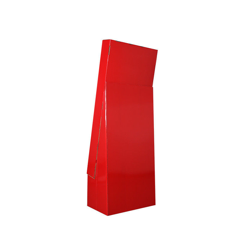 Impression offset au détail ondulée Matte Cardboard Store Display brillant d'affichage de carton