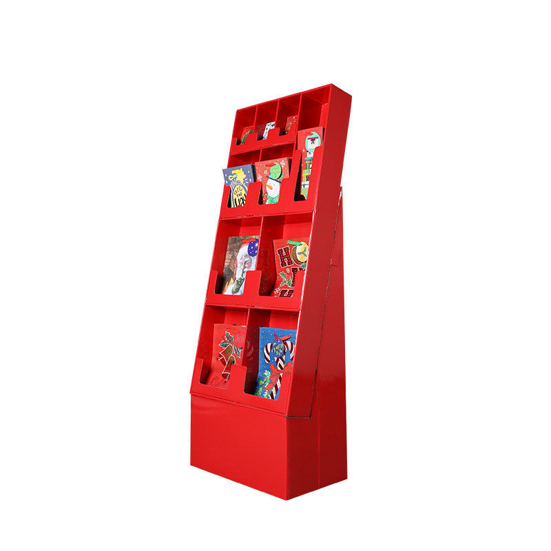 Impression offset au détail ondulée Matte Cardboard Store Display brillant d'affichage de carton
