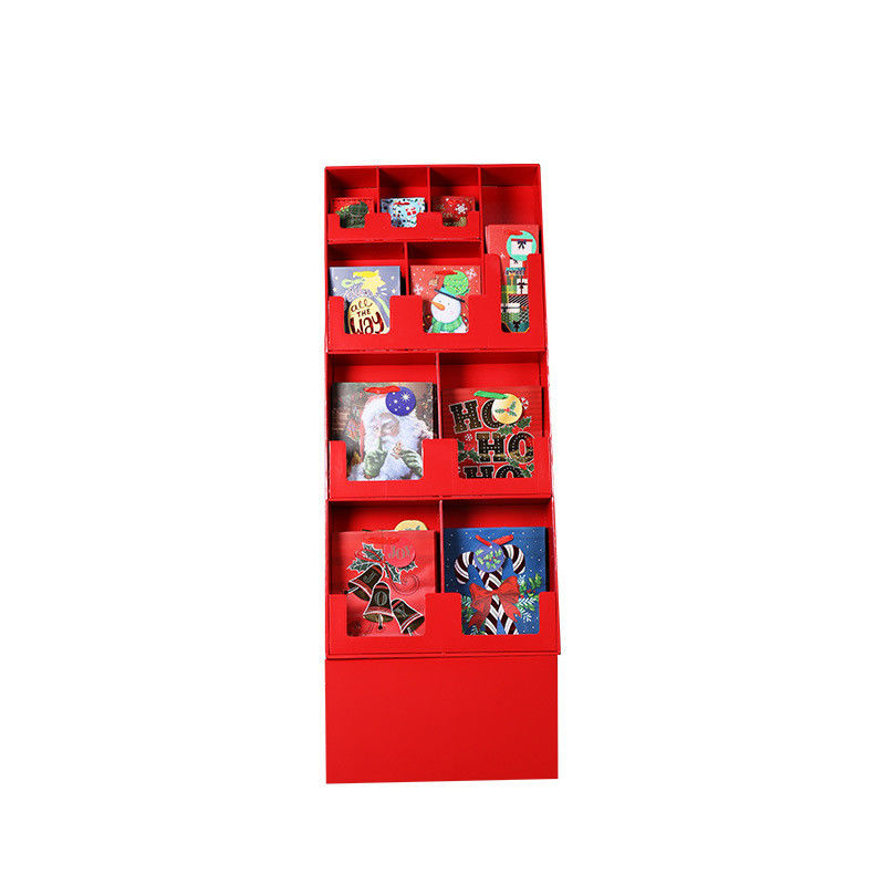 Impression offset au détail ondulée Matte Cardboard Store Display brillant d'affichage de carton
