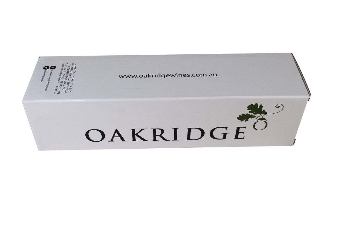Le blanc a ridé le carton de boîte de carton se pliant pour la bouteille de vin simple de paquet