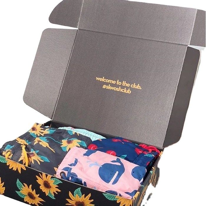 Boîtes en carton ondulé avec conception d'impression à double face pour l'expédition
