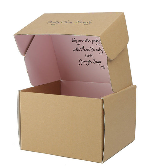 Boîtes en carton ondulé avec conception d'impression à double face pour l'expédition