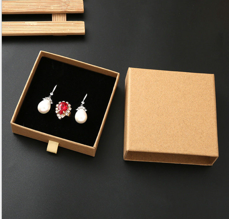 Joaillerie Expédition Carton Boîtes d'emballage Pour les fiançailles de luxe Bracelet Collier Petite taille