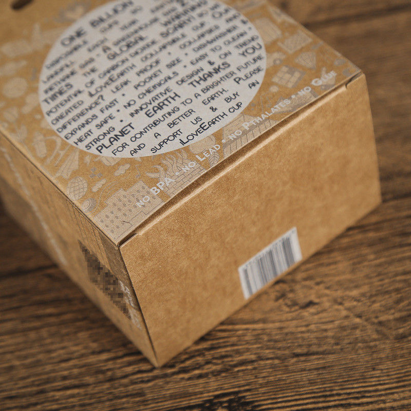 Seul paquet de café de tasse de boîte recyclable d'emballage avec la couleur faite sur commande