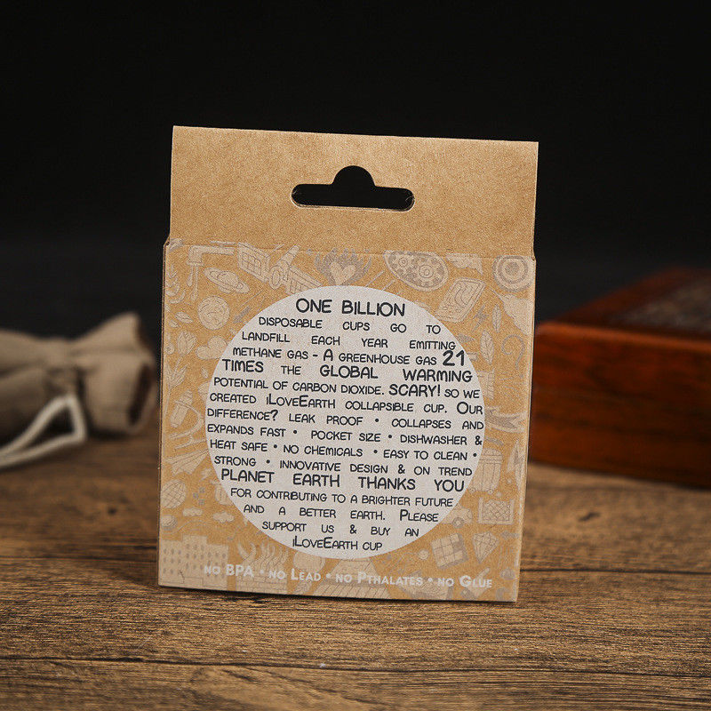 Seul paquet de café de tasse de boîte recyclable d'emballage avec la couleur faite sur commande