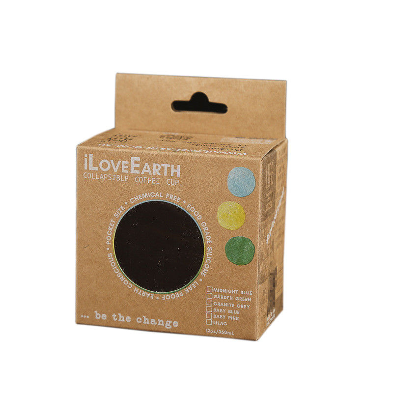Seul paquet de café de tasse de boîte recyclable d'emballage avec la couleur faite sur commande