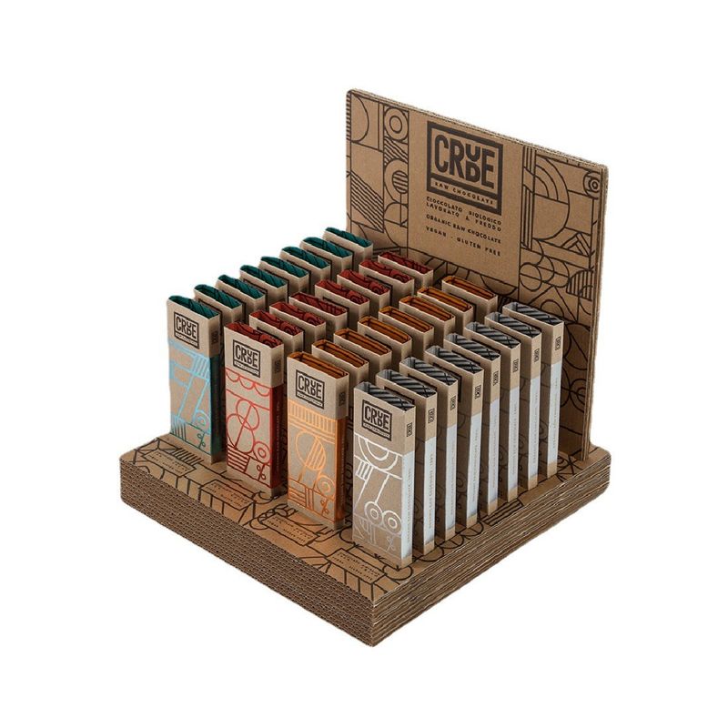 Boîte pliable de carton de papier de Brown emballage avec l'aluminium de luxe emboutissant la couleur
