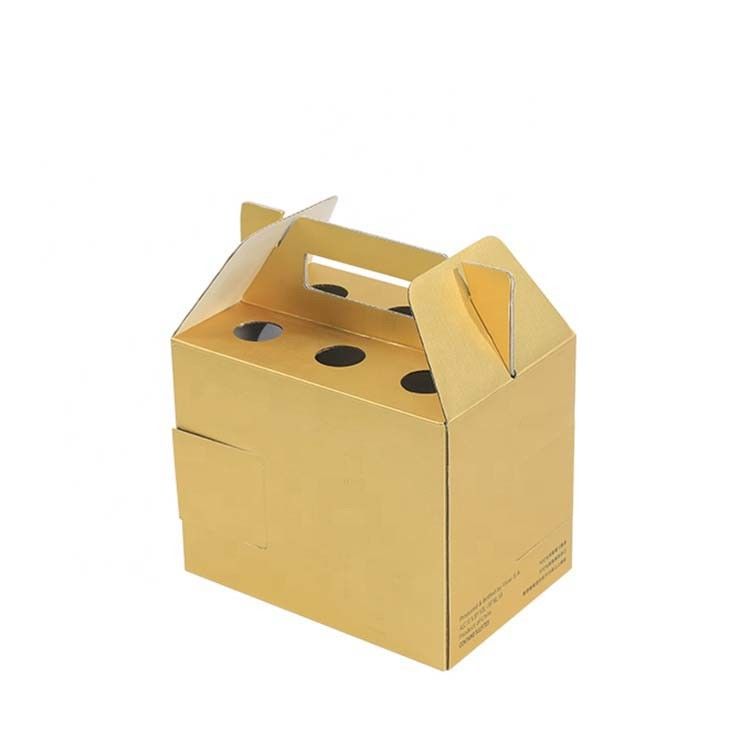 Boîte de gâteau de fenêtre de pâte à papier de carton avec le carton de boursouflure