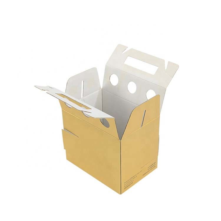Boîte de gâteau de fenêtre de pâte à papier de carton avec le carton de boursouflure