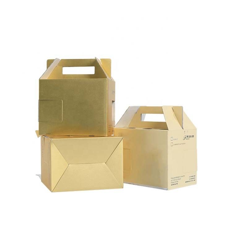 Boîte de gâteau de fenêtre de pâte à papier de carton avec le carton de boursouflure