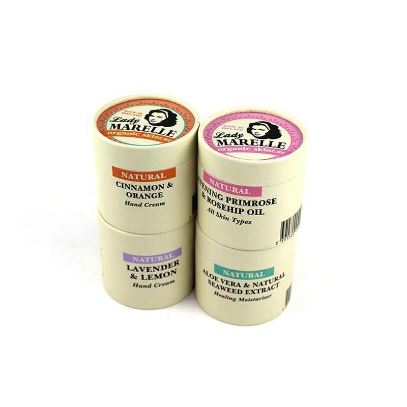 Produit en carton Boîte de tube en papier rond pour bocal à crème avec taille personnalisée