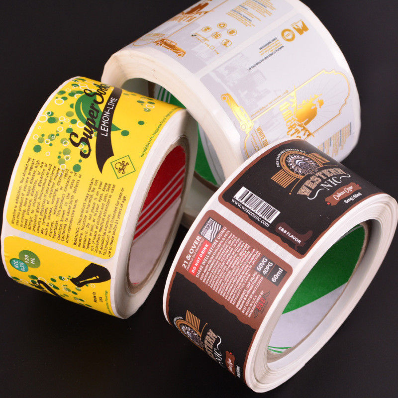 Couleur faite sur commande d'autocollants de label de bouteille auto-adhésive imprimée pour Honey Jar