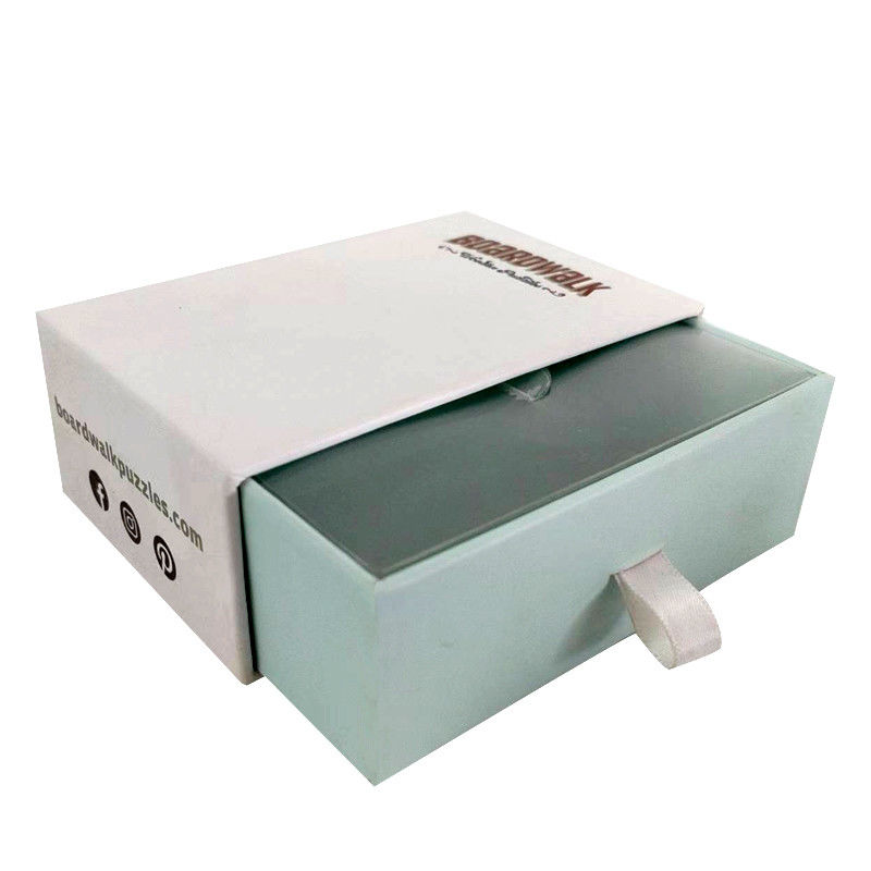 Boîte de tiroir d'impression personnalisée d'impression créative Emballage en carton rigide Chargeur sans fil pliable Boîtes cadeaux coulissantes