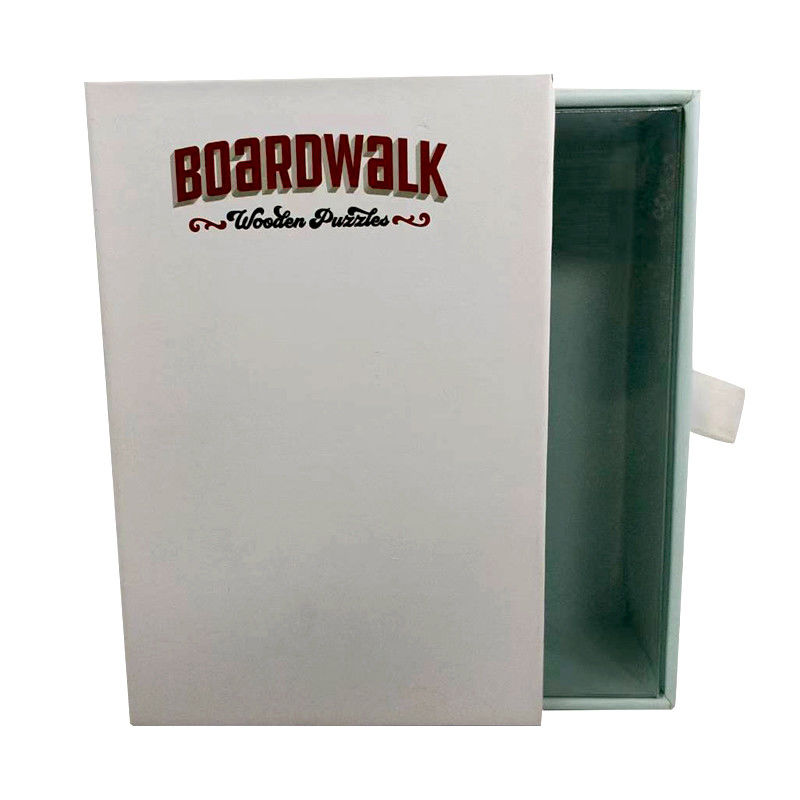Boîte de tiroir d'impression personnalisée d'impression créative Emballage en carton rigide Chargeur sans fil pliable Boîtes cadeaux coulissantes
