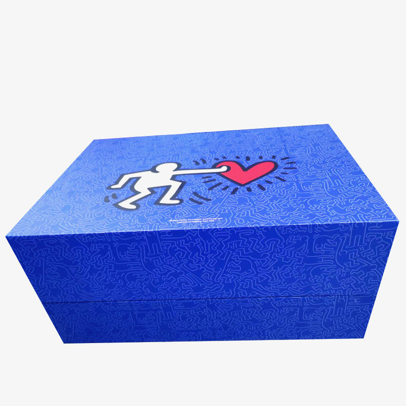 Boîtes cadeaux décoratives avec logo personnalisé avec couvercles et deux étages