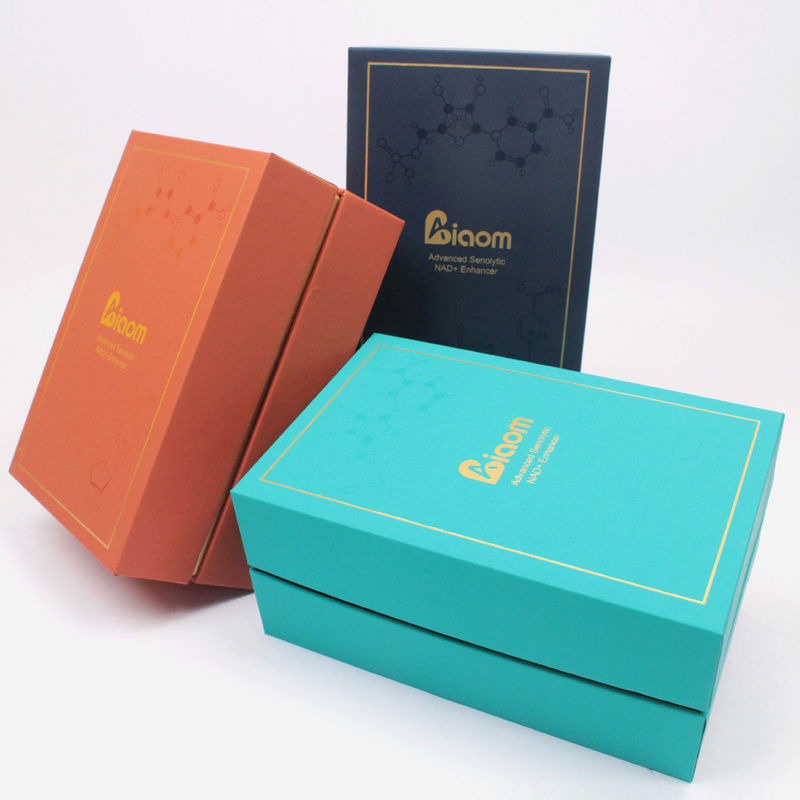 Emballage de boîtes en carton coloré avec conception et style personnalisés pour le commerce de détail