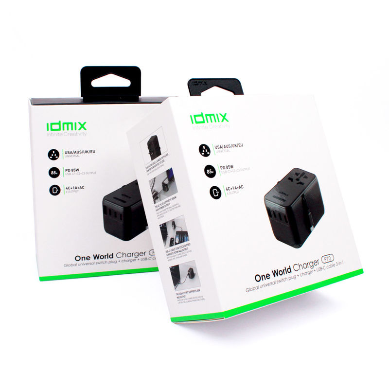 Emballage de boîtes imprimées sur mesure pour les petits produits de la maison intelligente avec pendentif