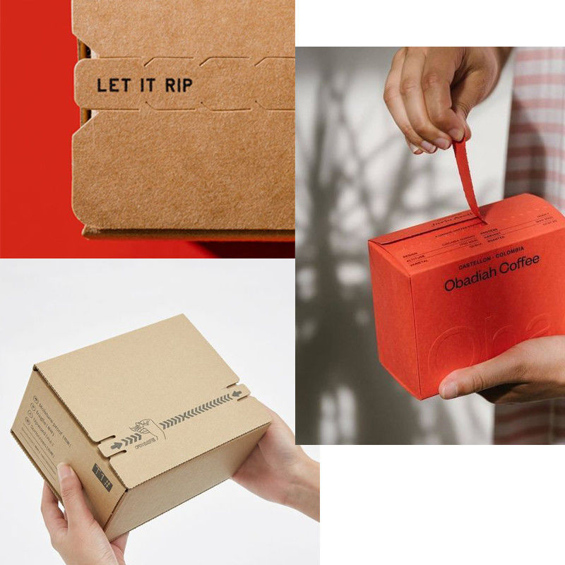 Boîtes de courrier personnalisées de marque de papier avec logo pour l'expédition de produits