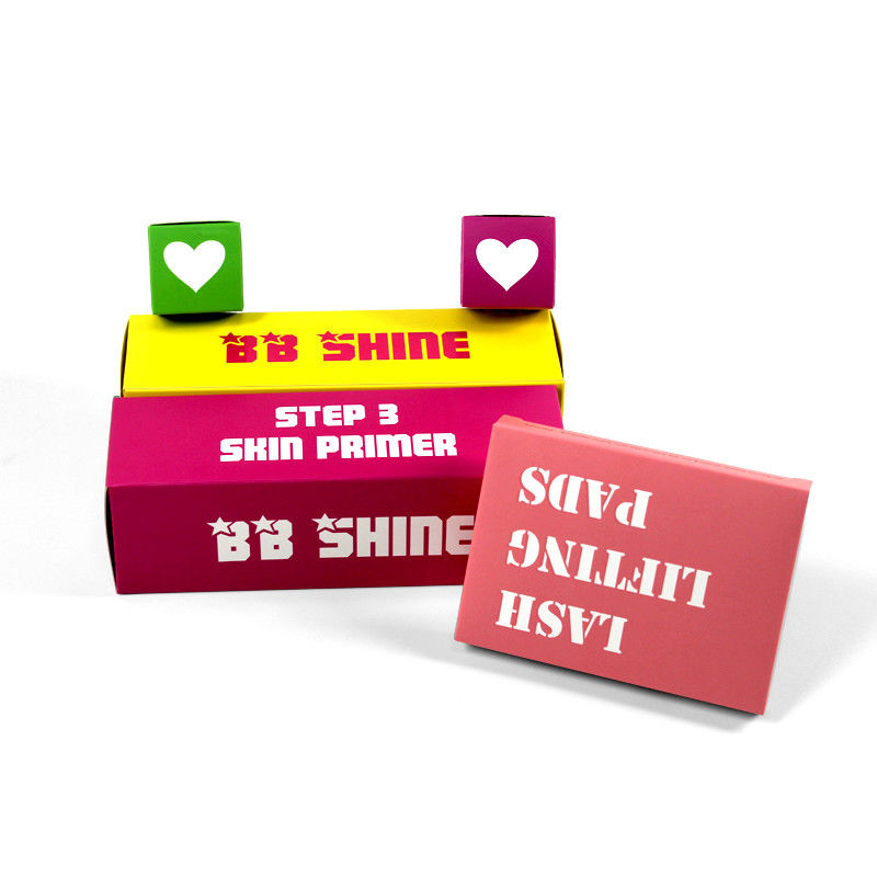 Boîte cadeau cosmétique imprimée en couleur pour les produits de soins de la peau