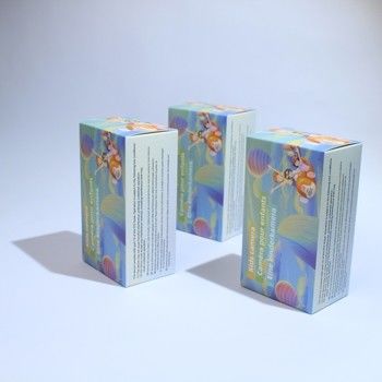Boîte d'emballage en carton pour appareil photo portable pour enfants avec logo personnalisé de couleur violette vive