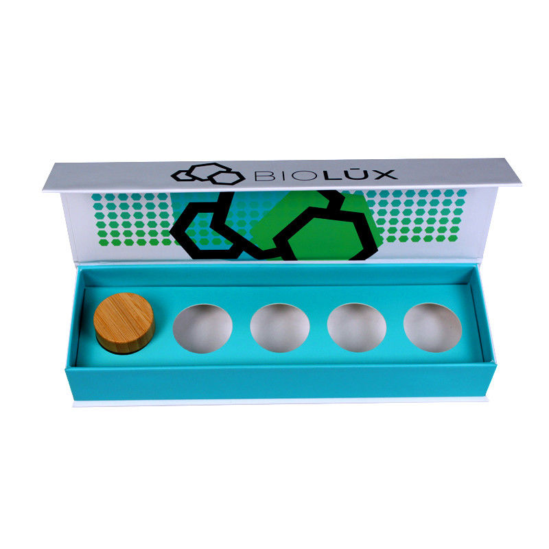 Boîte d'emballage cosmétique élégante Boîte cadeau magnétique adaptée aux huiles essentielles Cosmétiques Jar Jam Bouteille de miel