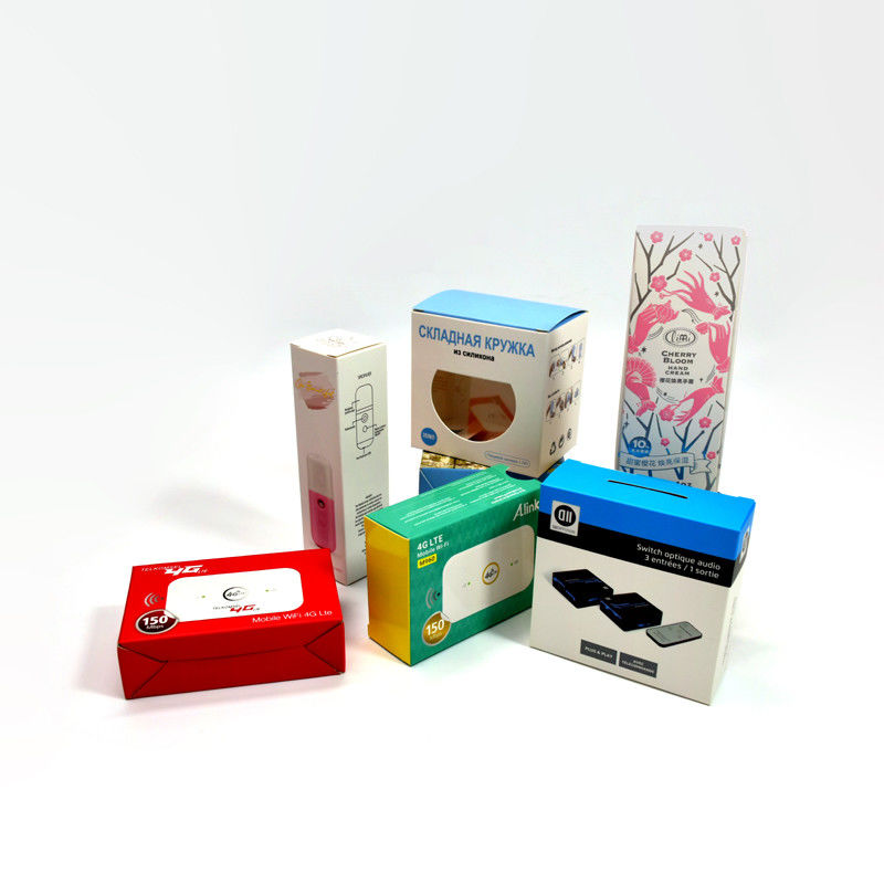Boîtes d'emballage vides personnalisées avec logo Boîte de carton blanche Toutes sortes de boîtes d'affichage de produits