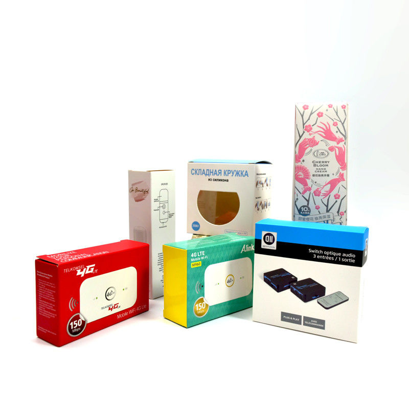 Boîtes d'emballage vides personnalisées avec logo Boîte de carton blanche Toutes sortes de boîtes d'affichage de produits