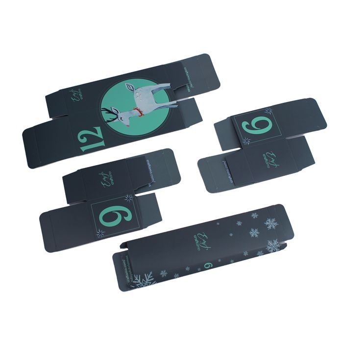 Boîtes imprimées personnalisées adaptées pour Noël Boîte mystérieuse personnalisée pour les soins de la peau