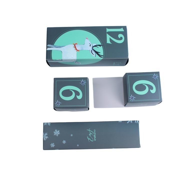 Boîtes imprimées personnalisées adaptées pour Noël Boîte mystérieuse personnalisée pour les soins de la peau