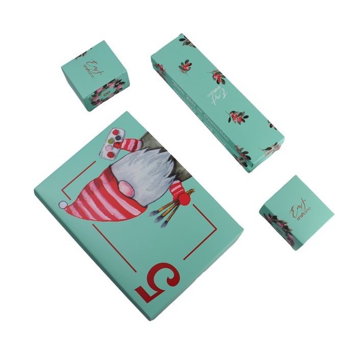 boîte en papier personnalisée
pour la boîte de calendrier d'avent de Noël