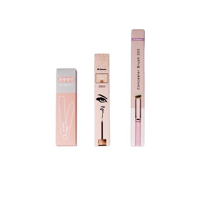 Boîte d'emballage cosmétique pliable fabriquée à partir de matériaux écologiques pour l'emballage et la conception de mode