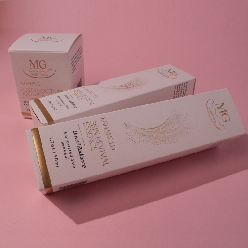Boîtes d'emballage cosmétiques de luxe sur mesure pour les produits de soins de la peau à base d'huiles essentielles et de parfums
