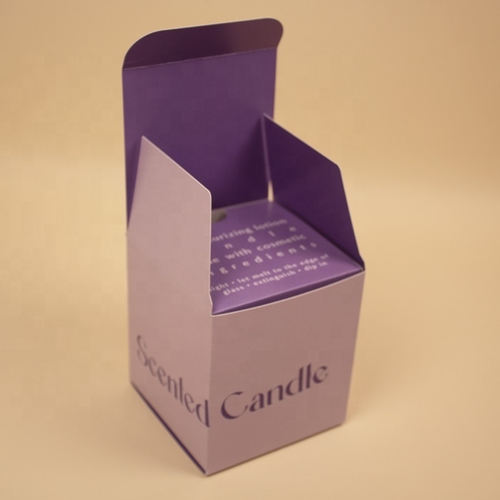 Boîte d'emballage de bougies de luxe personnalisée en gros, boîtes cadeaux pour bougies avec papier recyclé et impression de logo