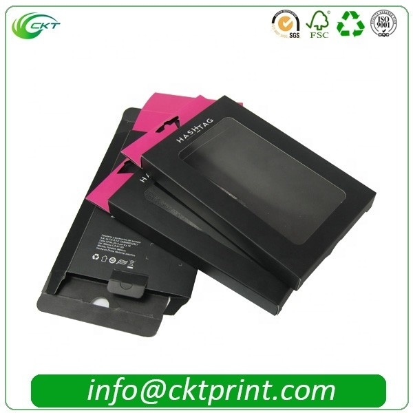 Boîtes cadeaux en carton imprimées sur mesure avec fenêtre transparente, boîte cadeau professionnelle avec fenêtre en PVC