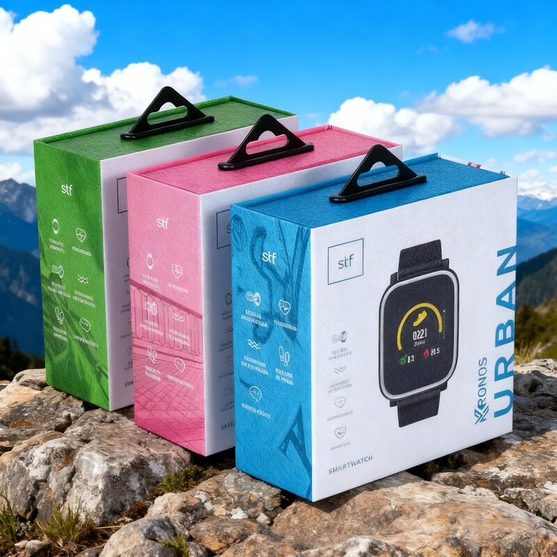 Boîte cadeau en carton recyclé de luxe avec logo personnalisé