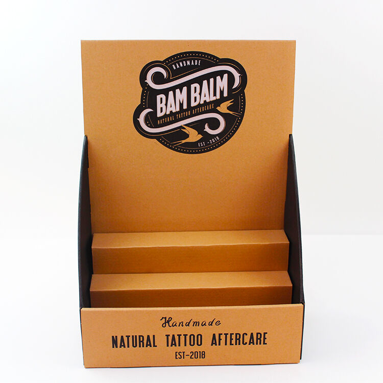 Boîte d'affichage de sol en papier kraft CDU personnalisée pour petites et moyennes pièces avec options de commande personnalisées