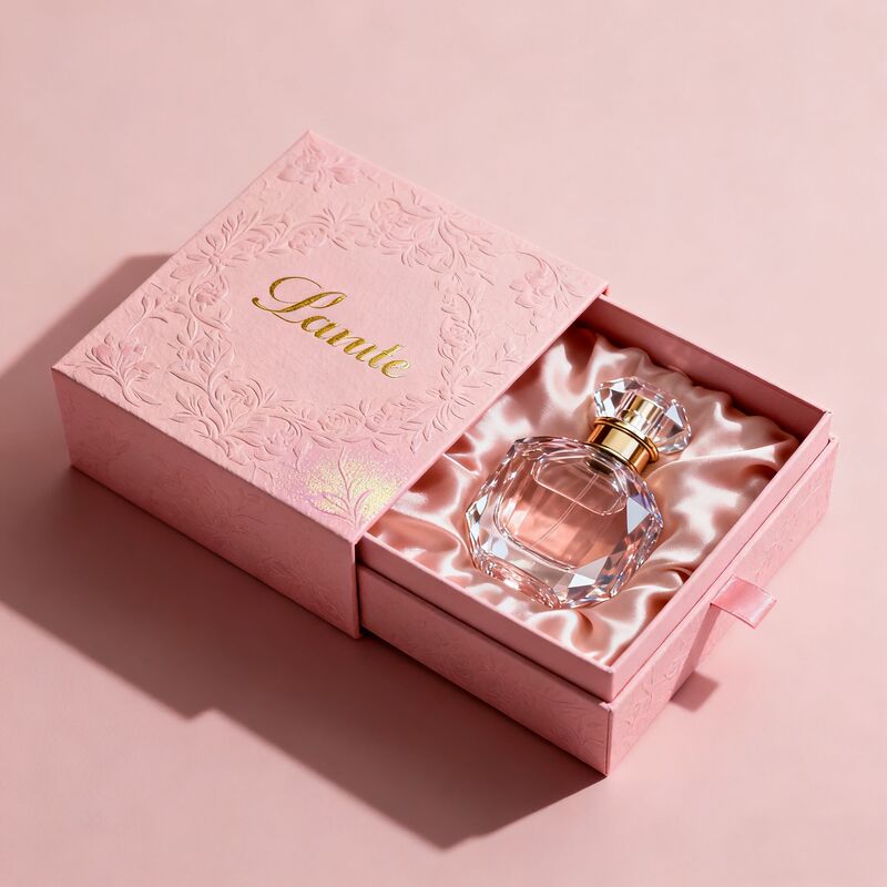 Boîte cadeau personnalisée à quatre couleurs et à UV pour les emballages cosmétiques de luxe