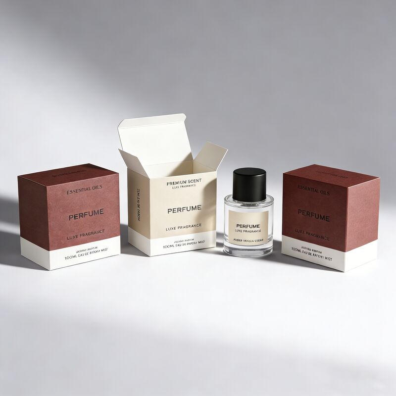 Boîte d'emballage de parfum coulissante avec impression de logo personnalisé et impression en quatre couleurs pour boîte cadeau de parfum de luxe