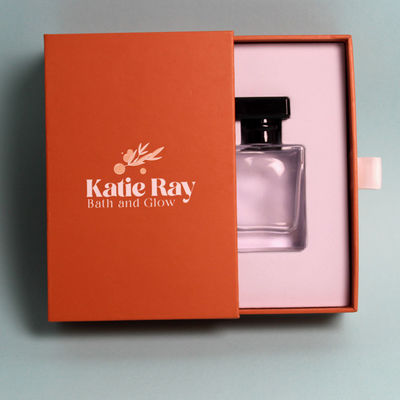 Boîte rigide d'emballage de parfum de glissement de carton d'installation avec l'insertion de mousse