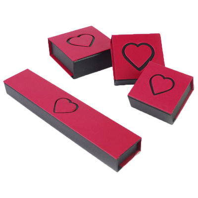 Engagement fait sur commande Ring Earring Gift Box de boîte d'emballage de bijoux