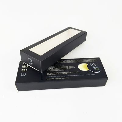 3 paquets cognent la boîte de empaquetage de papier noire avec la veuve