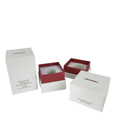 Boîte rigide d'emballage en carton de boîte-cadeau de parfum de deux morceaux avec le couvercle