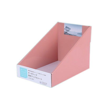 Boîtes de présentation ondulées faites sur commande de produit de présentoirs de magasin de carton d'impression offset