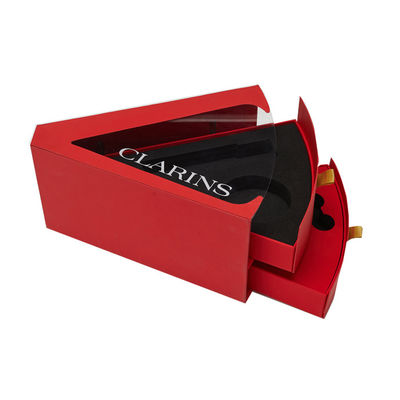 Paquet créatif mignon de carton de boîte-cadeau de triangle pour des bijoux Ring Storage
