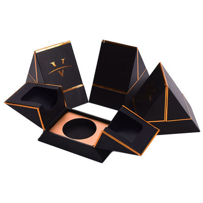 La coutume a imprimé les boîtes de empaquetage de triangle de carton de parfum créatif